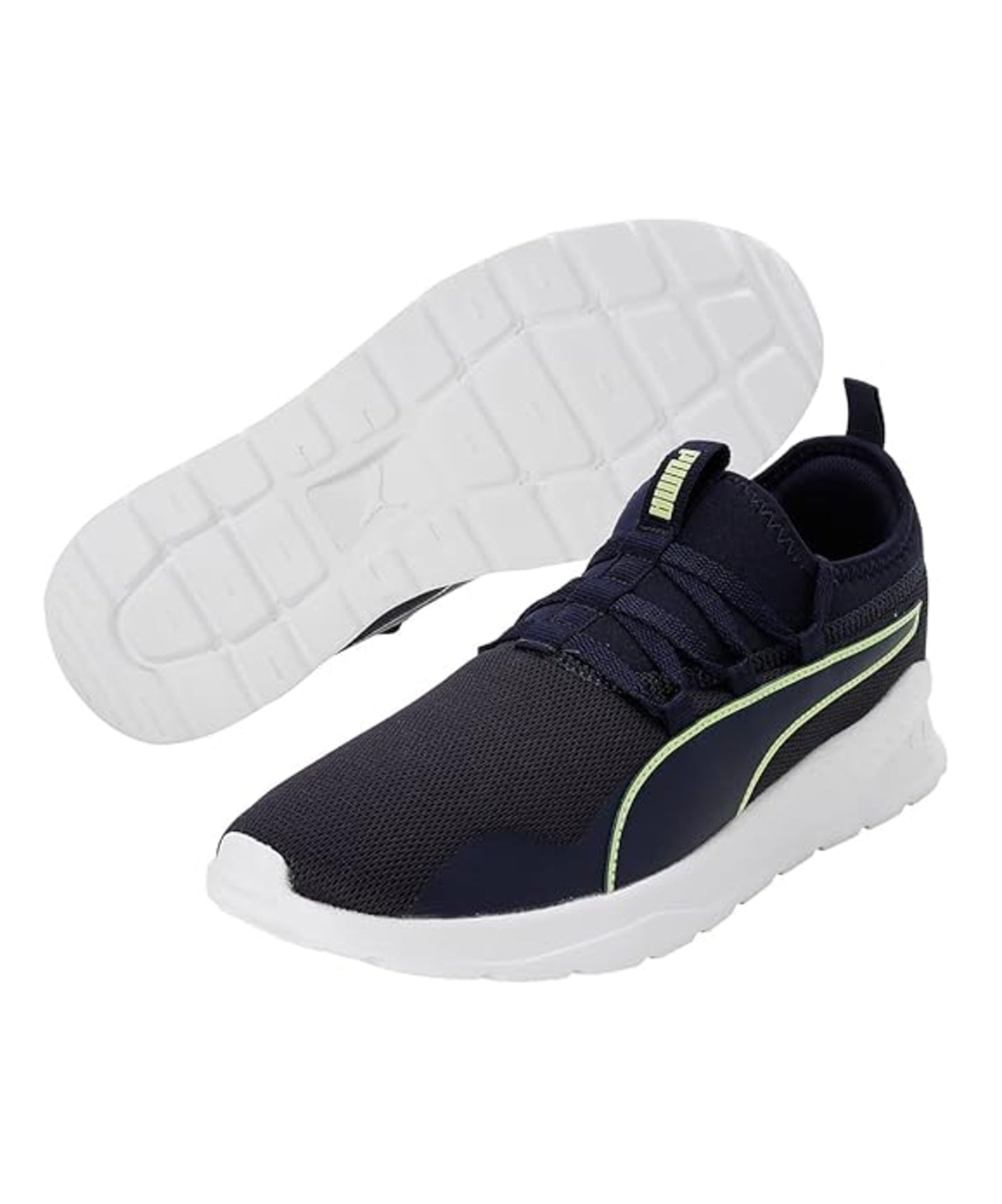 Puma Mens Manor V2, Peacoat-Fizzy Apple, Sneaker, 11 UK (39386003)