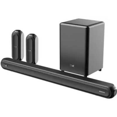 boAt Aavante Bar 3200D with Dolby Audio 350 W Bluetooth Soundbar (Premium Black, 5.1 Channel)