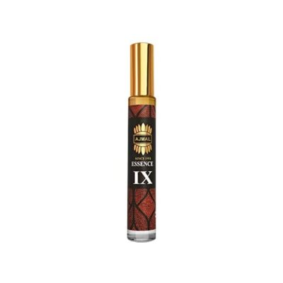 Ajmal Essence IX Attar | Amber & Woody Fragrance | Unisex Non-Alcoholic | Long Lasting Attar Men & Women – 10 ML