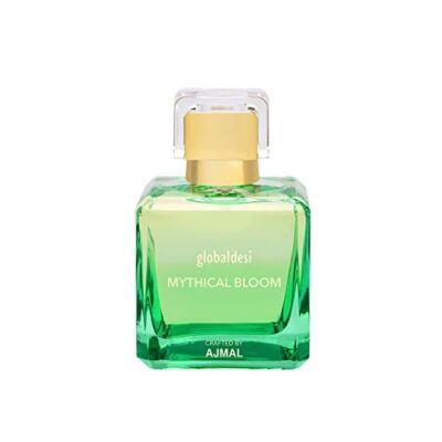 Global Desi Mythical Bloom Trance Eau De Parfum for Women Crafted by Ajmal, Teal Green, 100 ml