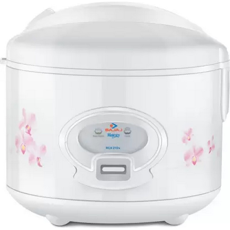 AJAJ Majesty New RCX21 delux. Electric Rice Cooker with Steaming Feature  (1.8 L, White)