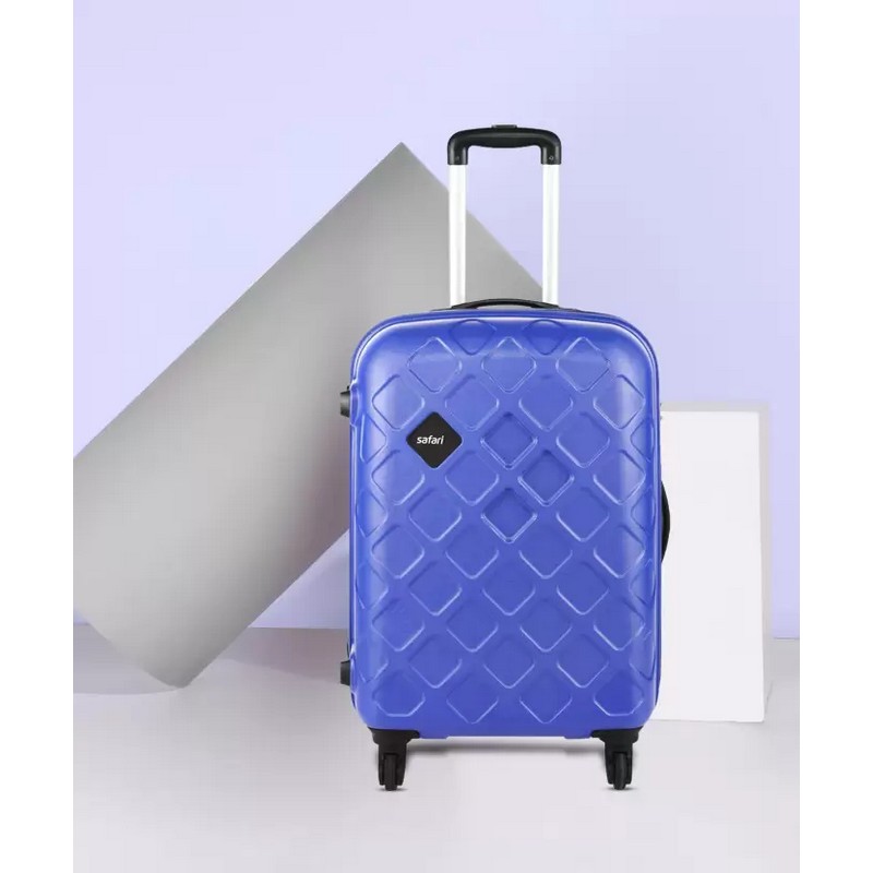 Safari Medium Check-in Suitcase (66 cm) 4 Wheels – MOSAIC 65 – Blue