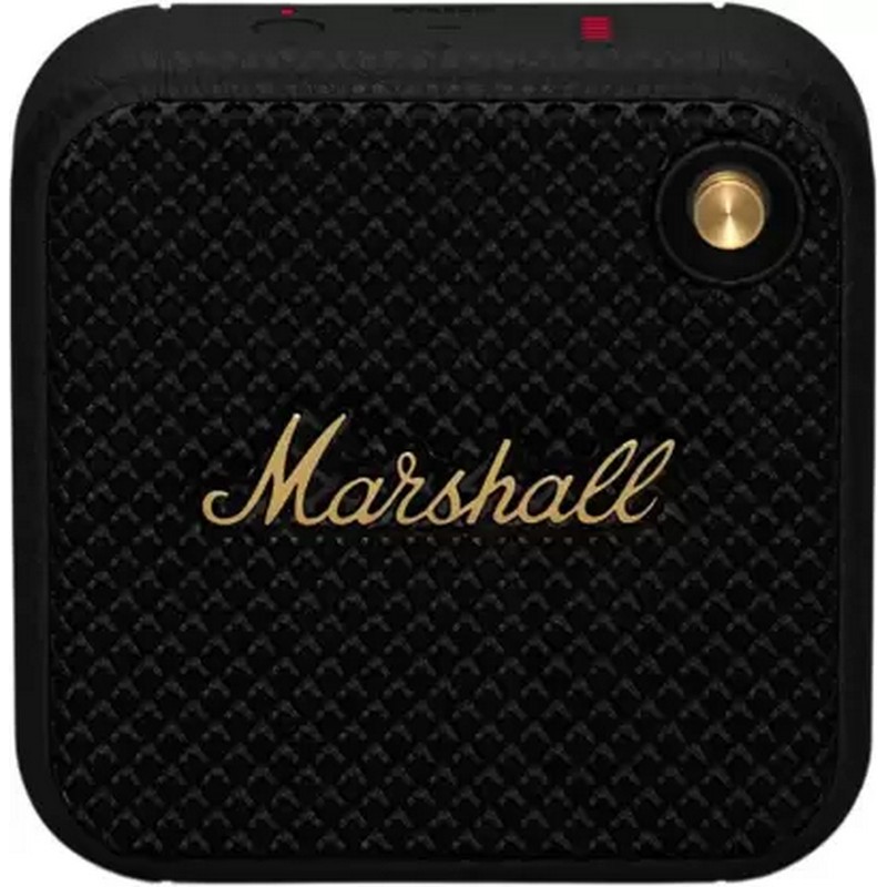 Marshall Willen 10 W Bluetooth Speaker  (Black, Brass, Mono Channel)