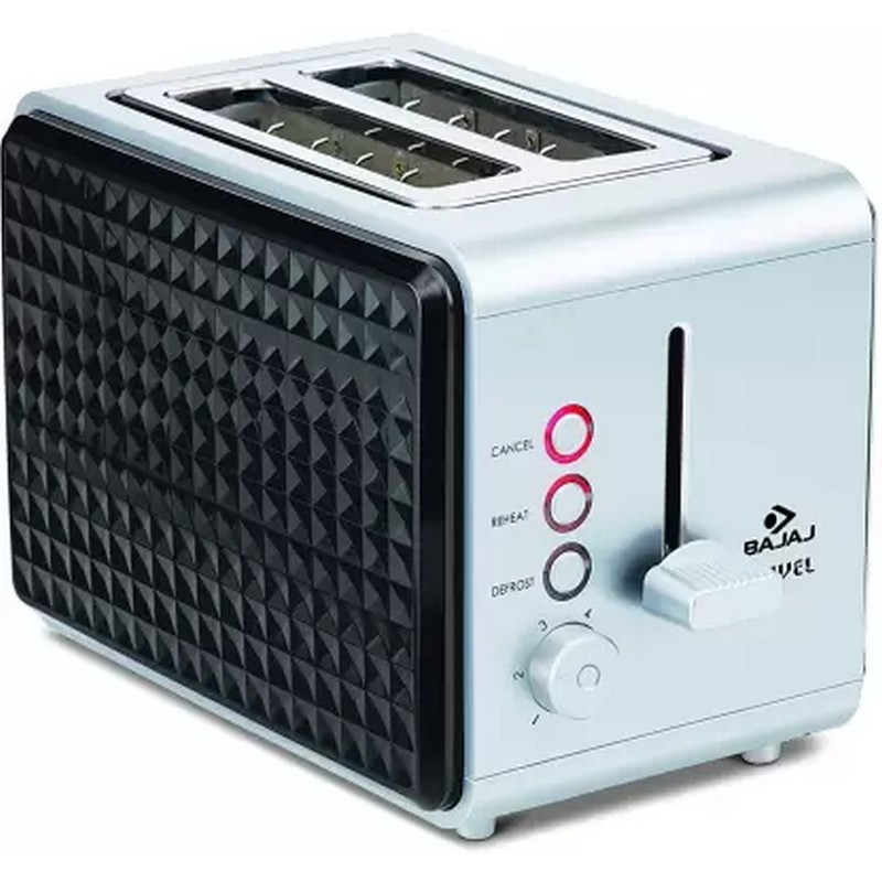 BAJAJ Juvel Pop-Up Toaster 750 W Pop Up Toaster  (Black, Silver)