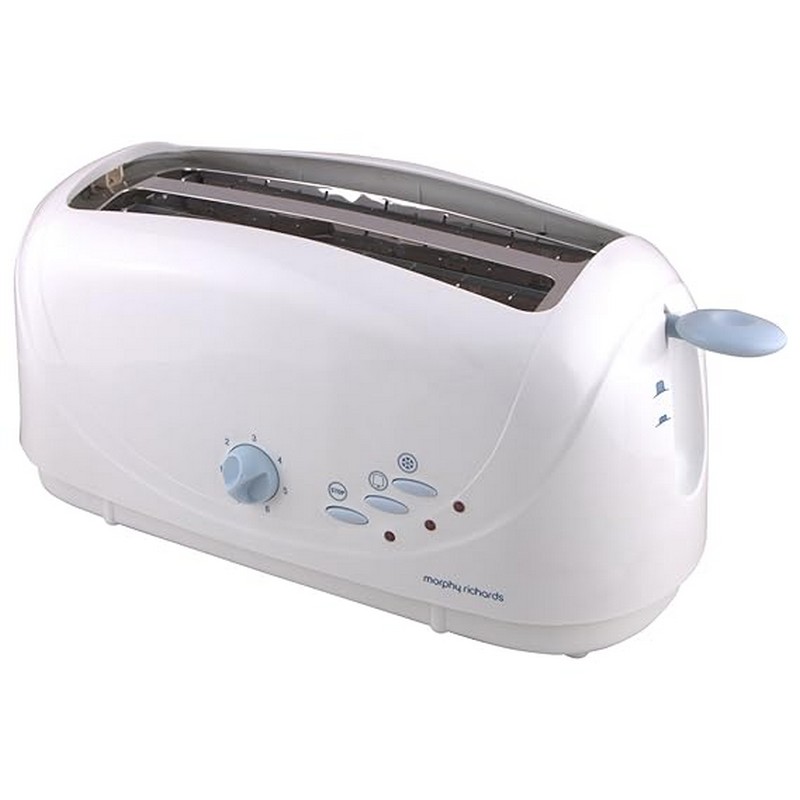 Morphy Richards At 401 1400 W Pop Up Toaster  (White)