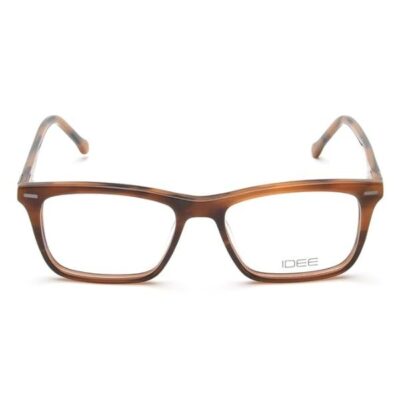 IDEE Full Rim Square Shiny Brown Demi ID1664 C2 Men Eyeglasses