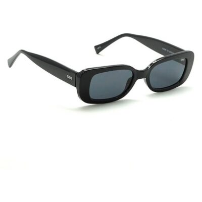 IDEE-S2598-C1 50mm Small Rectangular Black UV Protection Sunglasses