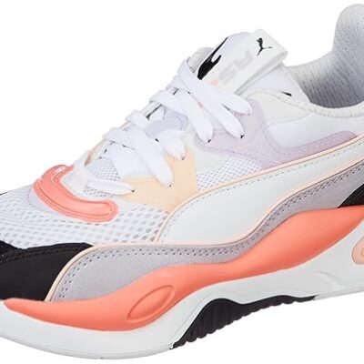 Puma Unisex-Adult RS-2K White-Elektro Peach Sneaker – 3.5 UK (37330923)