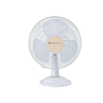 Bajaj Midea BT 07 400mm Table Fan (White)