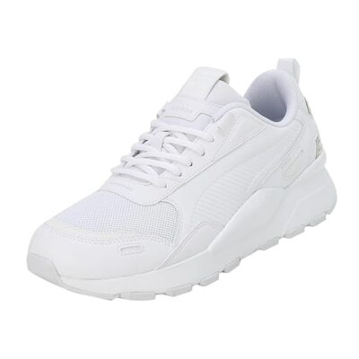 Puma Unisex-Adult RS 3.0 Essentials White-Black Sneaker – 9 UK (39261101)