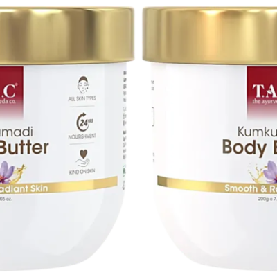 TAC-The Ayurveda Co. Kumkumadi Body Butter, (Pack Of 2)