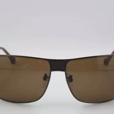 Ermenegildo Zegna Brown SUNGLASSES POLARIZED.