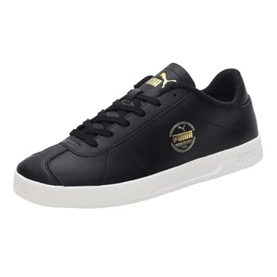 Puma unisex-adult Club 1948 Puma Black-Puma Team Gold Sneaker – 4 UK (38391702)