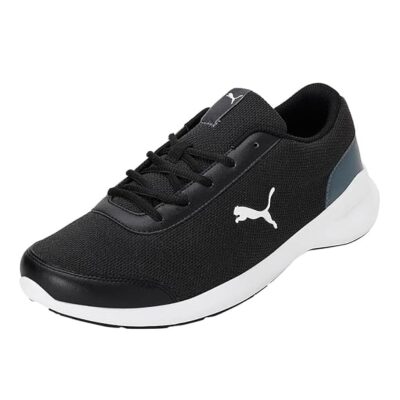 Puma Mens Forza Black-Dark Slate Sneaker – 9 UK (38811002)