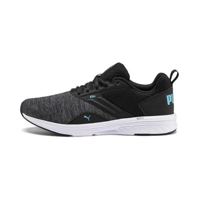 PUMA Unisex NRGY Comet Running Shoes Black-Milky.