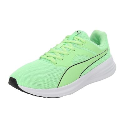 Puma Unisex Fizzy Lime-Black-White Walking Shoe.