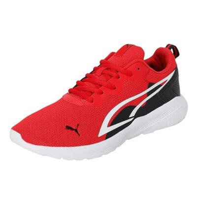 Puma Unisex-Adult All-Day Active High Risk Red-White-Black Walking Shoe – 10 UK (38626906)