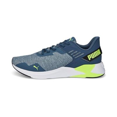 Puma Unisex-Adult Disperse XT 2 Evening Sky-Lime Squeeze Walking Shoe – 9 UK (37606111)