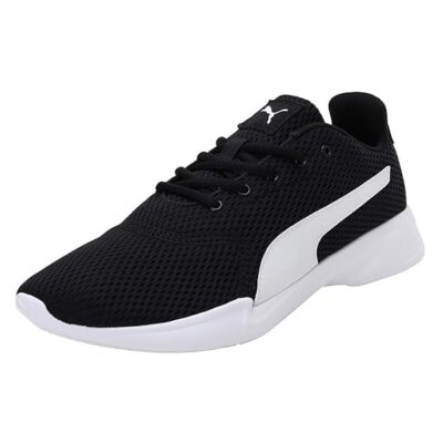 Puma Unisex Adult Brujas Black White Running Shoe-10 Kids UK (19511101)