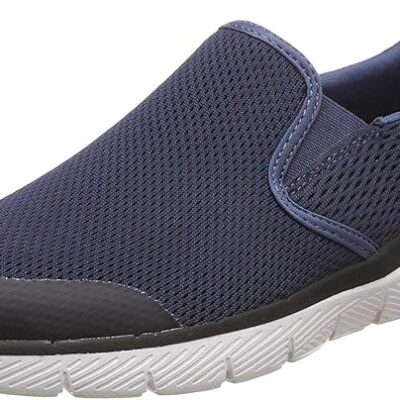 Skechers mens FLEX ADVANTAGE 3.0-MORWICK NAVY/BLACK Casual Shoe – 11 UK